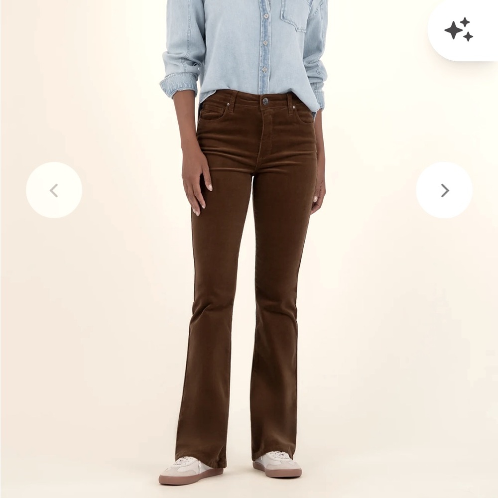 KUT From The Cloth ANA High Rise Fab Ab Flare